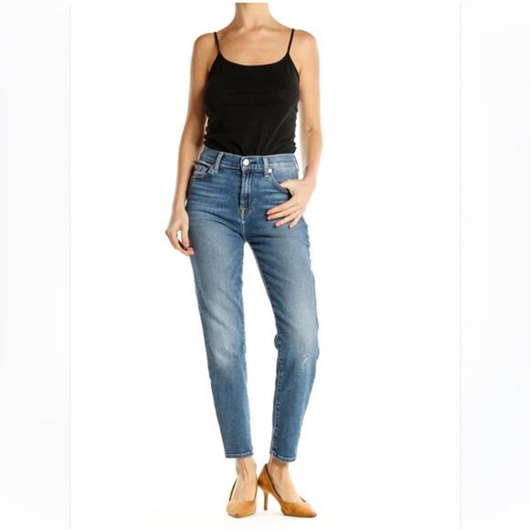 7 for all mankind blue jeans size 26 - Picture 1 of 7